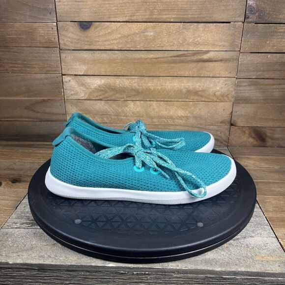 Allbirds Tree Skipper Womens Sz 5 Kauri Peacock Turquoise Green Blue Shoes NWOB - Picture 1 of 10